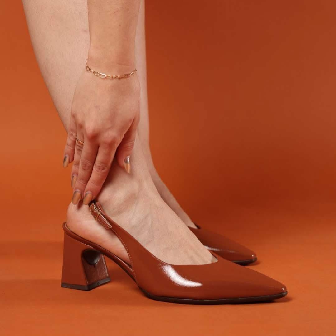 SANDALIA SALTO FEMININO KAREN - Banana Calçados -